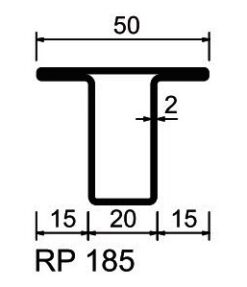 Hopfprofiel rp 185
